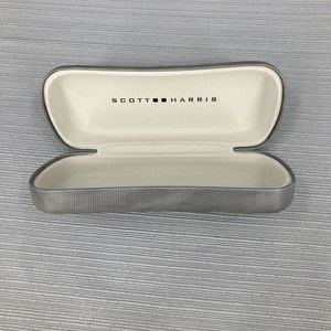 Scott Harris Hard Clamshell Eyeglasses Sunglasses Case Variegated Gray